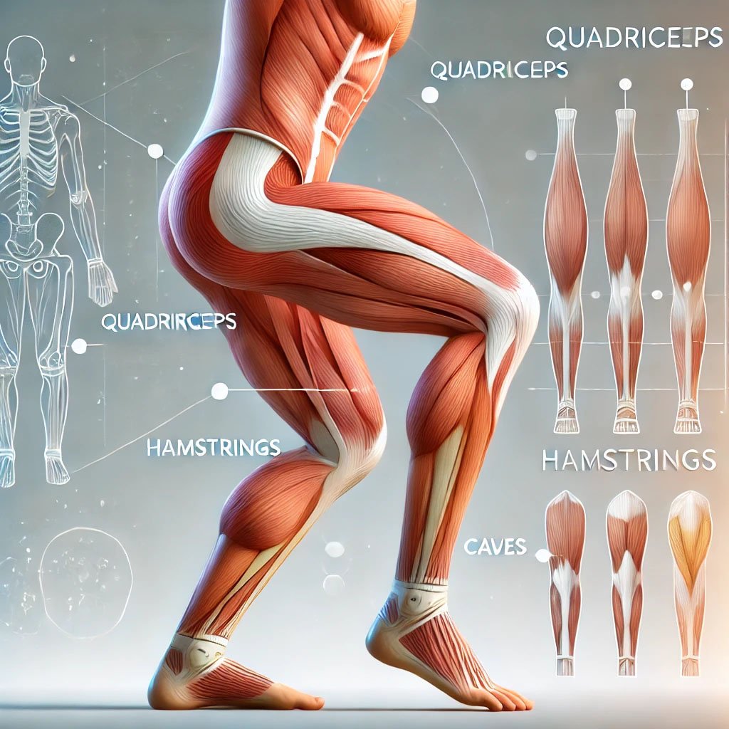 Nhóm cơ chân trong cầu lông