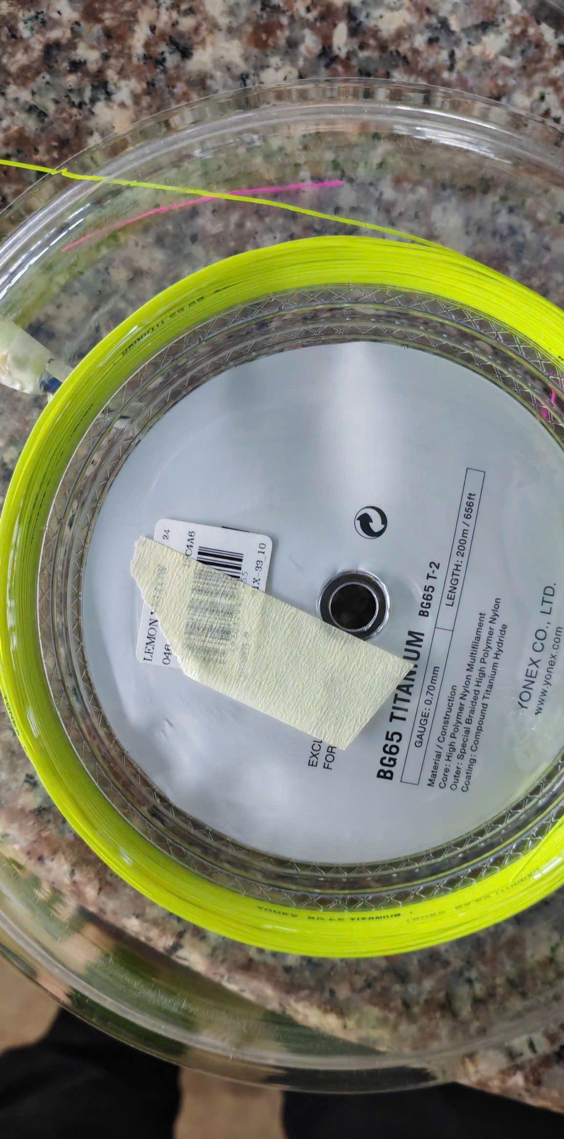 Cước vợt cầu lông 65Ti Krông Pắc